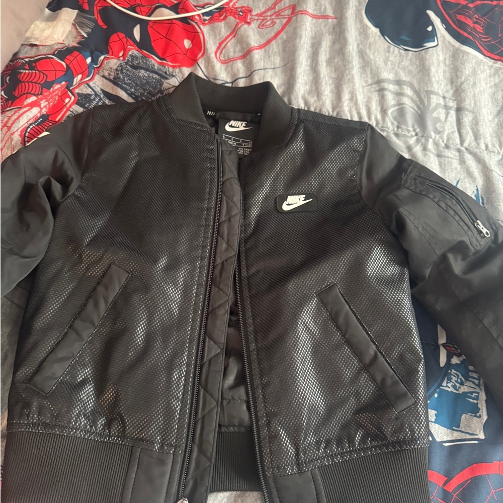 Nike Textured Black Jacket